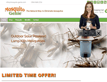 Tablet Screenshot of mosquito-genie.com